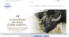 Desktop Screenshot of caseificioprincipe.com