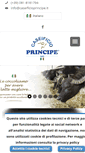 Mobile Screenshot of caseificioprincipe.com